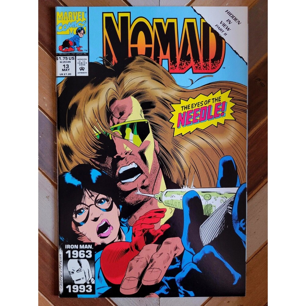 Nomad #13 VF (Marvel 1993) Fabian Nicieza HIV Story "Hidden In View" Olliffe Art
